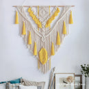 Nordic Bohemian Macrame Wall Hanging Tassel by Axyaa - Hand-Woven Home DecorJNIEXPORT: Product Title for Axyaa: Nordic Bohemian Macrame Wall Hanging Tassel