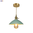 Axyaa Ceramic Copper LED Pendant Light for Home Indoor Decor - Nordic Hanglamp