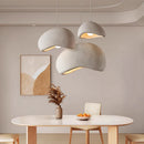 Axyaa Wind Cloud Chandelier: Unique Cement Pendant Light for Home Decor & Restaurant