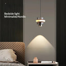 Axyaa LED Black Pendant Light for Bedroom Home Decor Chandelier Living Room Lighting