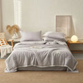 Axyaa Daisy Lace Soybean Summer Quilt Sheet Pillowcase Set, 4-Piece