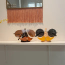 Axya Leather Glasses Holder & Clip Set