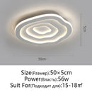 Axyaa Modern LED Ceiling Lights Chandeliers with Remote Control Dimming for Home Decor
