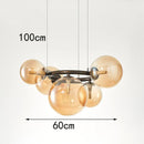 Axyaa LED Chandeliers: Modern Hanging Lights for Living Room and Dining Room