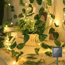 Axyaa Green Leaf String Lights 20 LED Garden Wedding Christmas Decoration