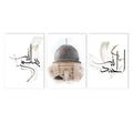 Axyaa Islamic Architecture Canvas Painting Wall Art Print for Modern Home Decor
