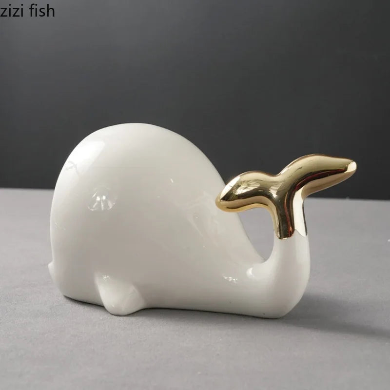 Axya Whale Ceramic Sushi Dinner Plates and Dessert Tray