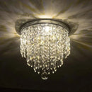 Axyaa Modern Crystal LED Pendant Chandelier Ceiling Lamp for Living Dining Room
