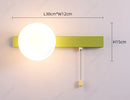 Axyaa LED Bedside Wall Lamp with Cable Switch for Bedroom, Living Room & Corridor
