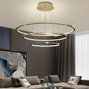 Axyaa LED Ring Ceiling Chandelier for Dining Room Minimalism Lighting