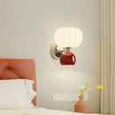 Axyaa LED Wall Lamps Cream Breeze Pumpkin Sconces G9 Bulb - Bedroom Living Room Lighting