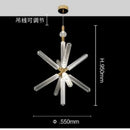 Axyaa Nordic Luxury Art Glass Chandelier for Home Decor Lighting