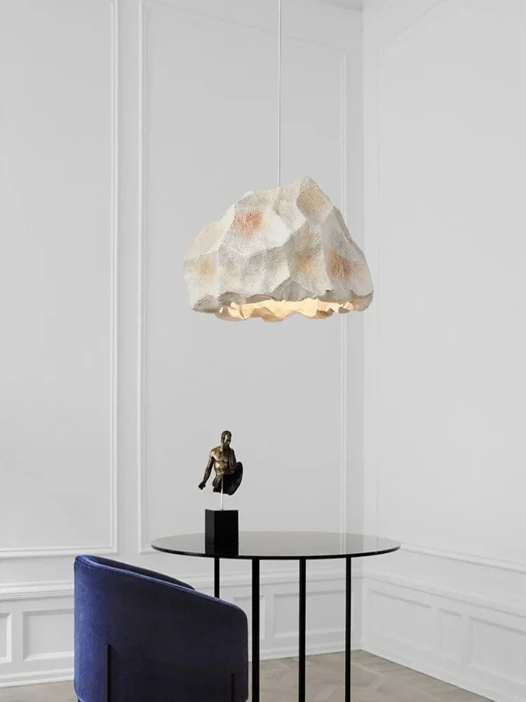 Axyaa Nordic Rock Shape LED Pendant Chandelier for Living Room Lighting