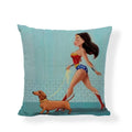 Axyaa Cute Animal Painted Cushion Covers for Home Decor and Gifts