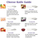 Axyaa Matte Silver Stainless Steel Cutlery Set - 6Pcs Butter Cheese Slicer Cutter