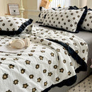 Axyaa Cotton Air Conditioner Quilt Set - Summer Cool, Thin, Machine Washable