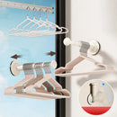 Axyaa Retractable Suction Cup Hanger Rack: Space-Saving Wall Organizer with Telescopic Rod