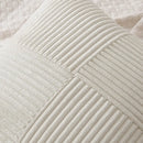 Axyaa Corduroy Boho Patchwork Pillow Cover
