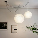 Axyaa Noguchi Isamu Paper Chandelier Lantern Ball Pendant Lights