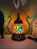 Axyaa Turkish Mosaic Table Lamp Handcrafted Night Light