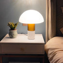 Axyaa Marble Foot Glass Desk Lamp