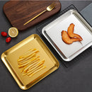 Axyaa Stainless Steel Shallow Storage Tray - Multipurpose Kitchen Utensil for Food and Baking