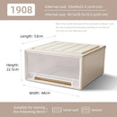 Axyaa Closet Organizer Storage Bins with Lid: Desktop Box for Clothes, Socks, Underwear