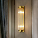 Axyaa Gold Crystal LED Wall Lamp for Luxury Home Decor