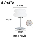 Axyaa White/Pink Acrylic Ambient Fort Lamp - Bedroom, Dining, Living Room, Home Décor