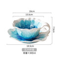 Axyaa Ceramic Butterfly Flower Coffee Cup: Elegant 3D Relief Floral Mug for Tea & Coffee