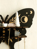 Axyaa Star&Moon Floating Wall Shelves for Crystals and Essential Oils