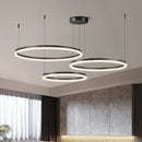 Axyaa Circular Luxe Pendant Light for Living, Dining, and Bedroom