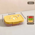 Axyaa Refrigerator Fresh-keeping Box 3/4/6 Grids Onion Garlic Pepper Storage Organizer