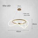 Axyaa Minimalist LED Pendant Chandelier for Dining Table and Bar Counter