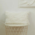Short Plush Boho Pillowcases by Axyaa - 30x50cm Decorative Cushion Cover
