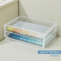 Axyaa Acrylic Pen Storage Box Large Capacity Organizer for School & Office