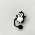 Axyaa Cute Animal Straw Toppers for Stanley Cup, Kawaii Silicone Cover for Tumblers