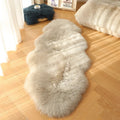 Axyaa Fluffy Faux Fur Bedroom Rug Soft Plush White Carpet for Girl's Room