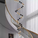 Axyaa LED Pendant Chandeliers for Modern Living and Dining Room Lighting