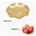 Axyaa Acrylic Fruit Plate Snack & Dim Sum Serving Tray for Melon Seeds and Dried Fruits