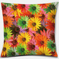 Rainbow Square Pillowcase by Axyaa: Home & Car Decor Accent