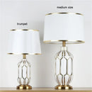 Axyaa Ceramic Table Lamps - Modern Luxury for Living Room, Office, and Bedroom