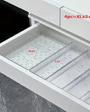 Axyaa Drawer Desk Organizer Set for Office Supplies and Cosmetic Storage