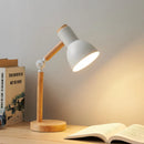 Axyaa Nordic Wooden Art LED Desk Lamp