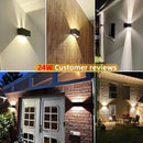 Axyaa Aluminum LED Wall Lamp IP65 Waterproof Outdoor 12W24W Interior Light