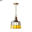 Axyaa Antique Gold Brass Glass LED Pendant Light Modern Nordic Luxury Pendant Lamp