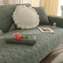 Axyaa Washed Cotton Sofa Cushion Set - Solid Color All Season Universal Sofa Cover