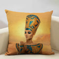 Axyaa African Women Design Linen Cushion Cover 45x45cm