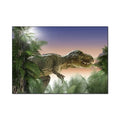 Axyaa Dinosaur Fossil 3D Floor Mat: Premium Design for Living Room & Children's Bedroom