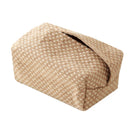 Axyaa Cotton Linen Tissue Box Holder, Home Decor Handkerchief Container & Napkin Paper Bag